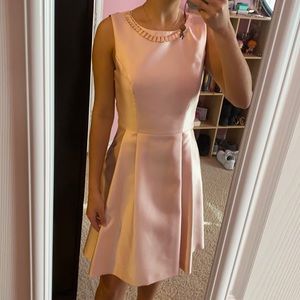 Jessica Simpson short pink dress w/ bow on back